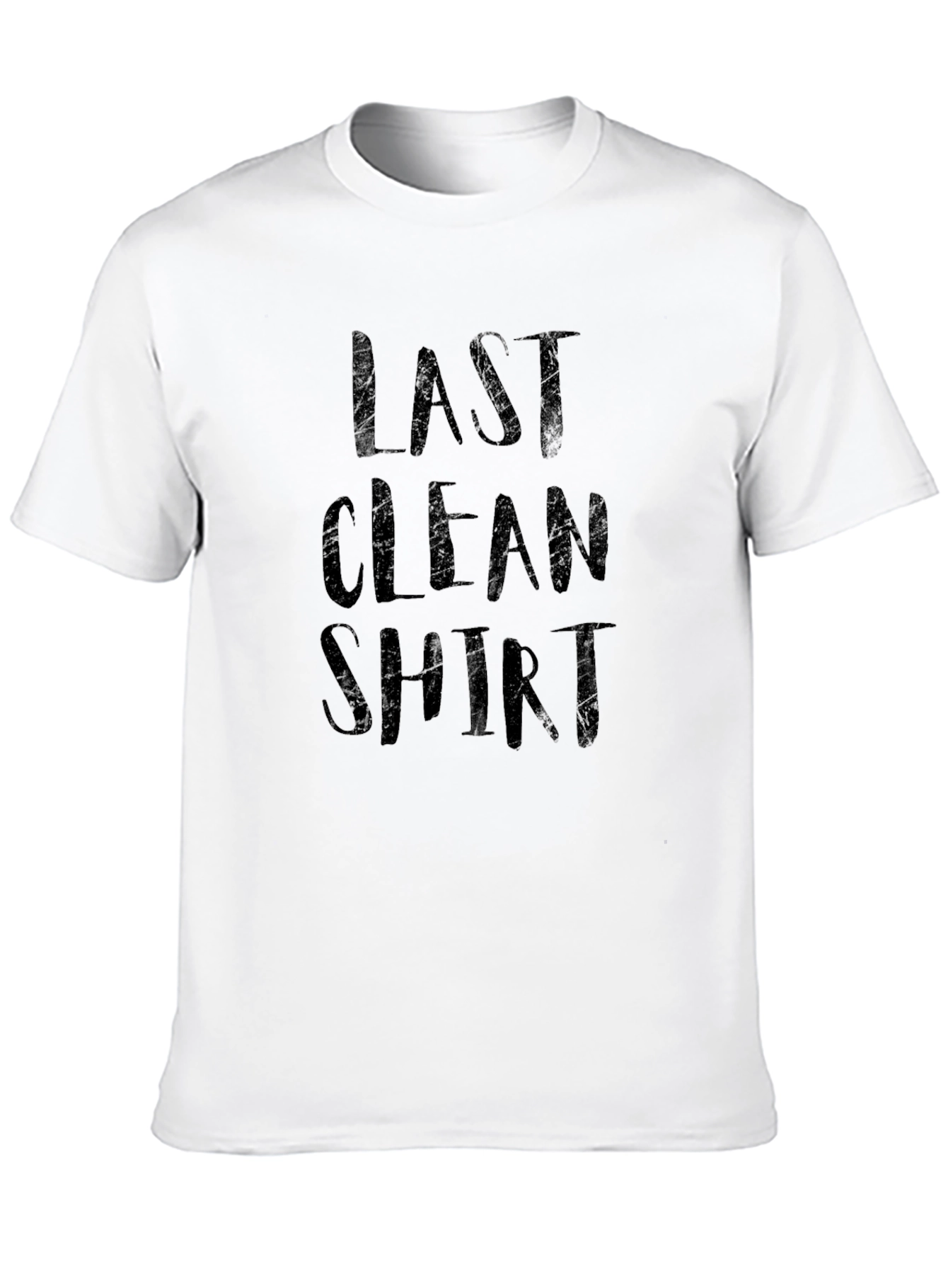 Last Clean Shirt Mens Graphic Tee - Black