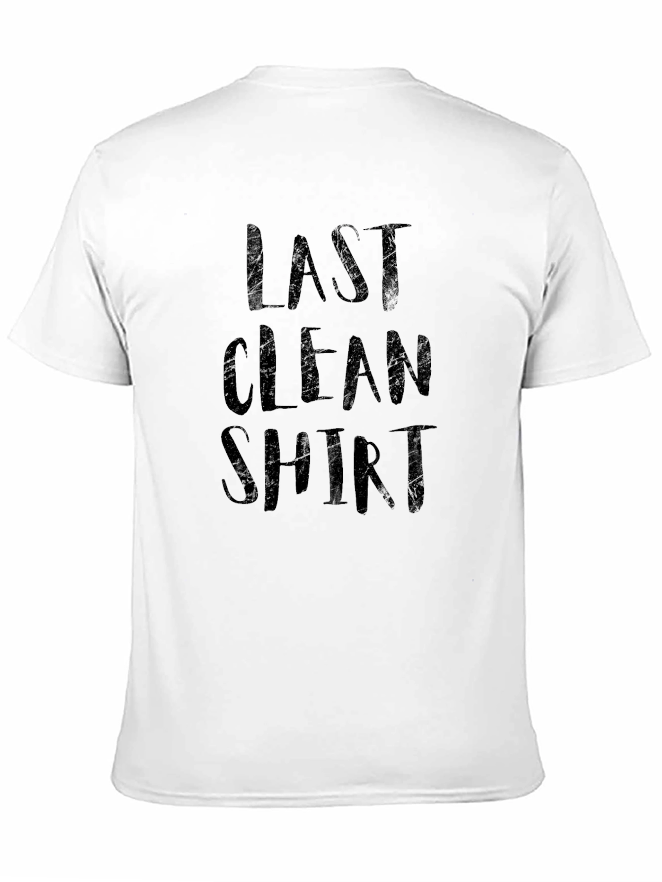Last Clean Shirt Mens Graphic Tee - Black