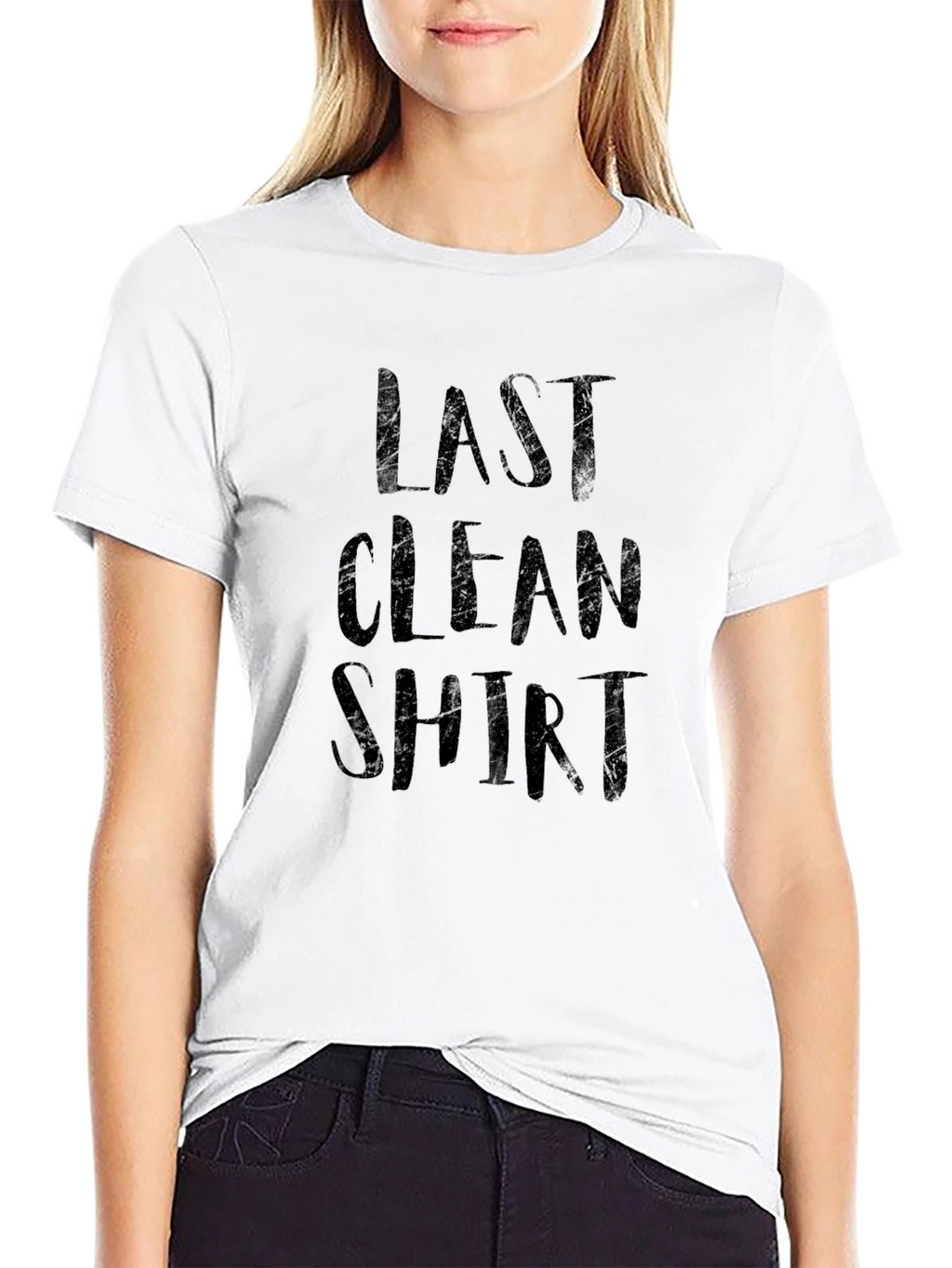 Last Clean Shirt Mens Graphic Tee - Black