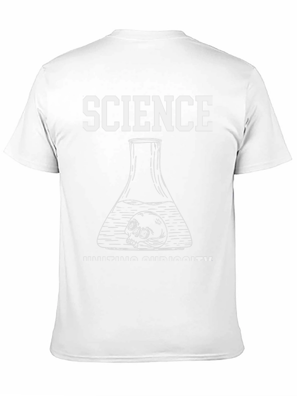 Science Curiosity T-Shirt - Skull in Flask