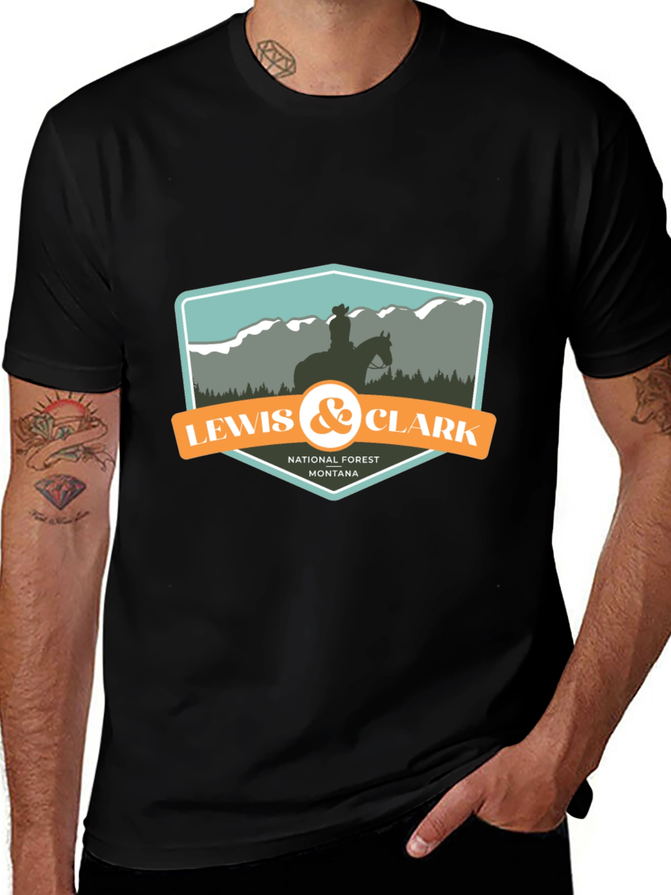 Lewis & Clark National Forest Montana T-Shirt