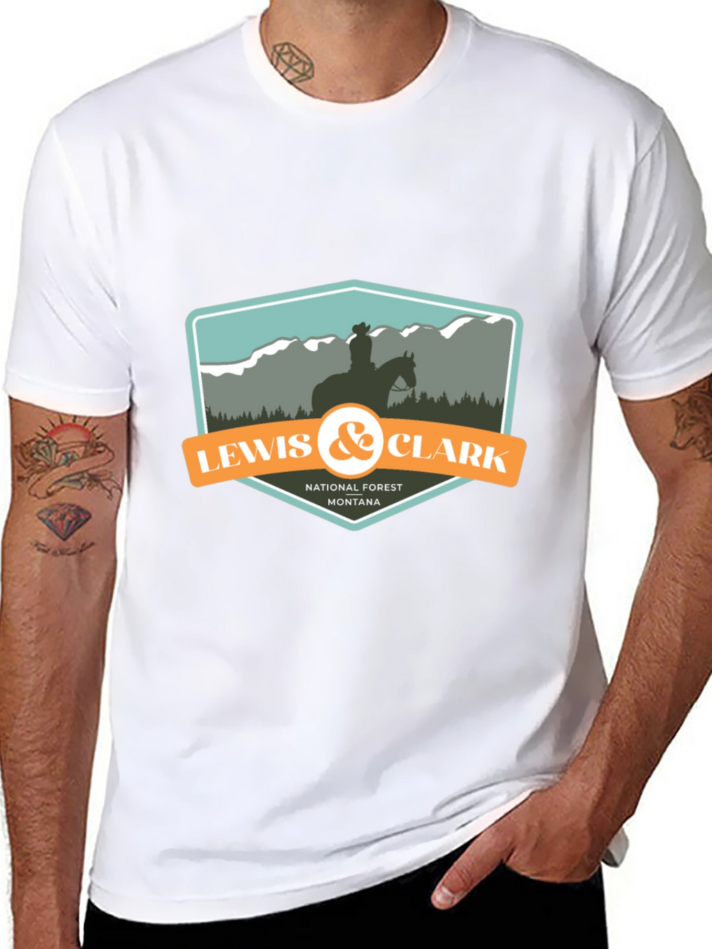 Lewis & Clark National Forest Montana T-Shirt