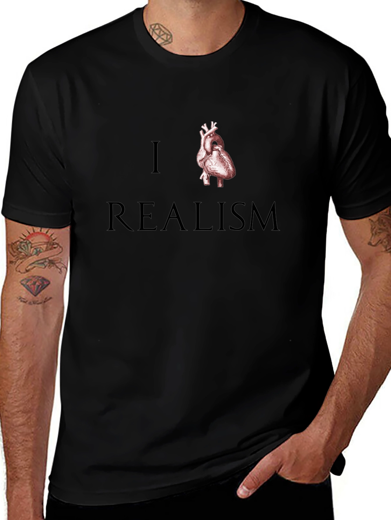 I Heart Realism Graphic T-Shirt