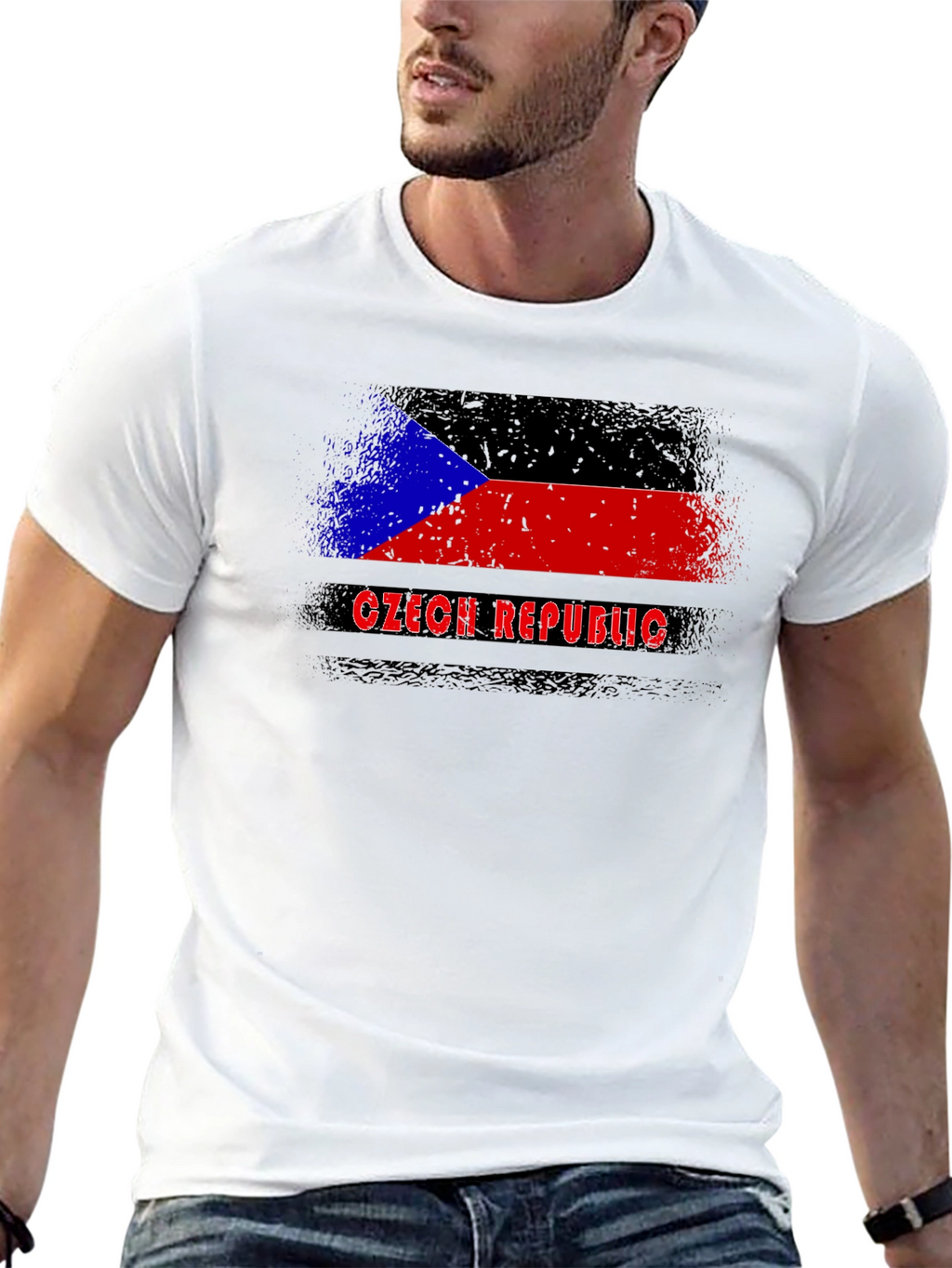 Czech Republic Flag T-Shirt