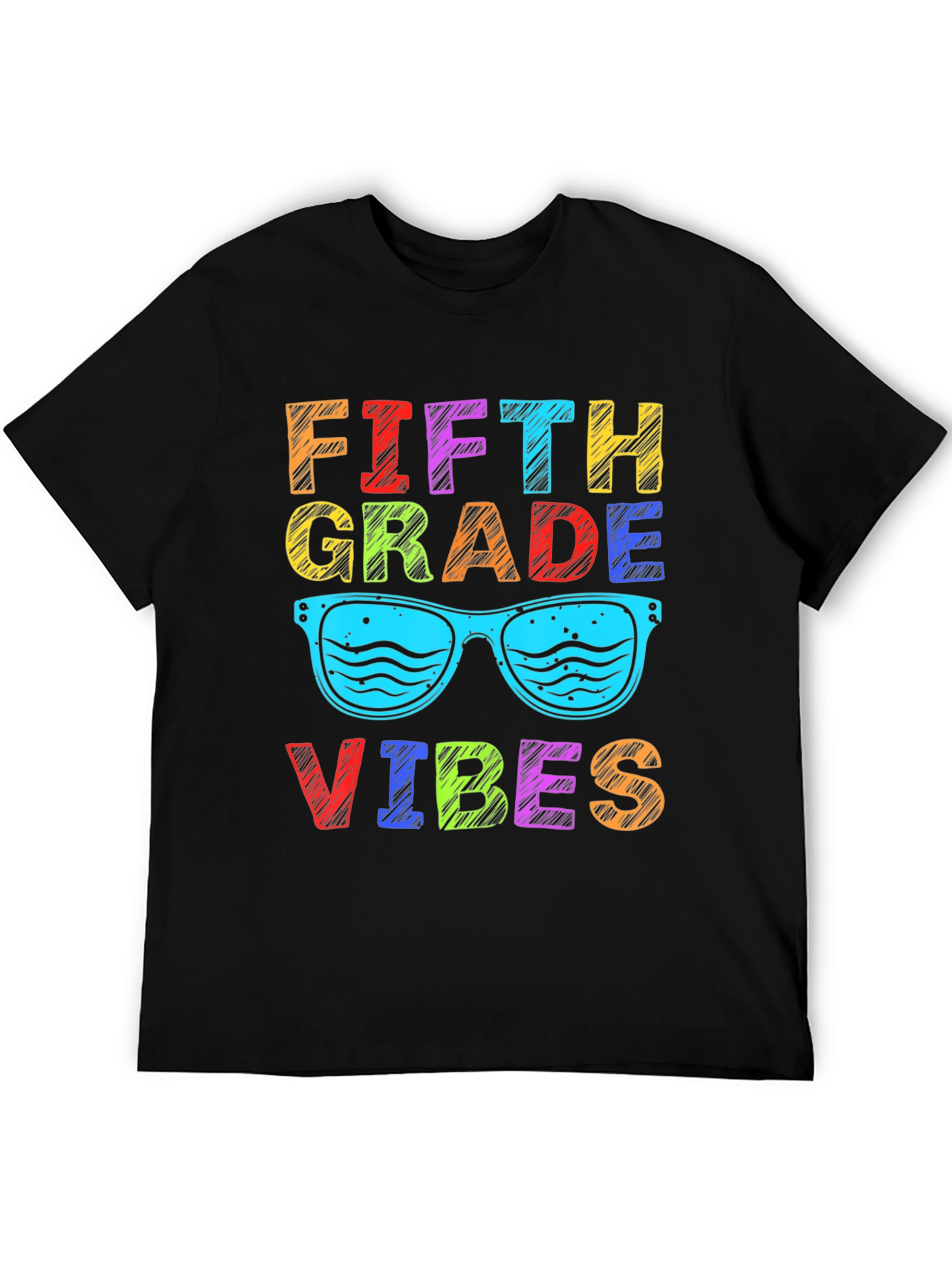 Fifth Grade Vibes T-Shirt Colorful Design