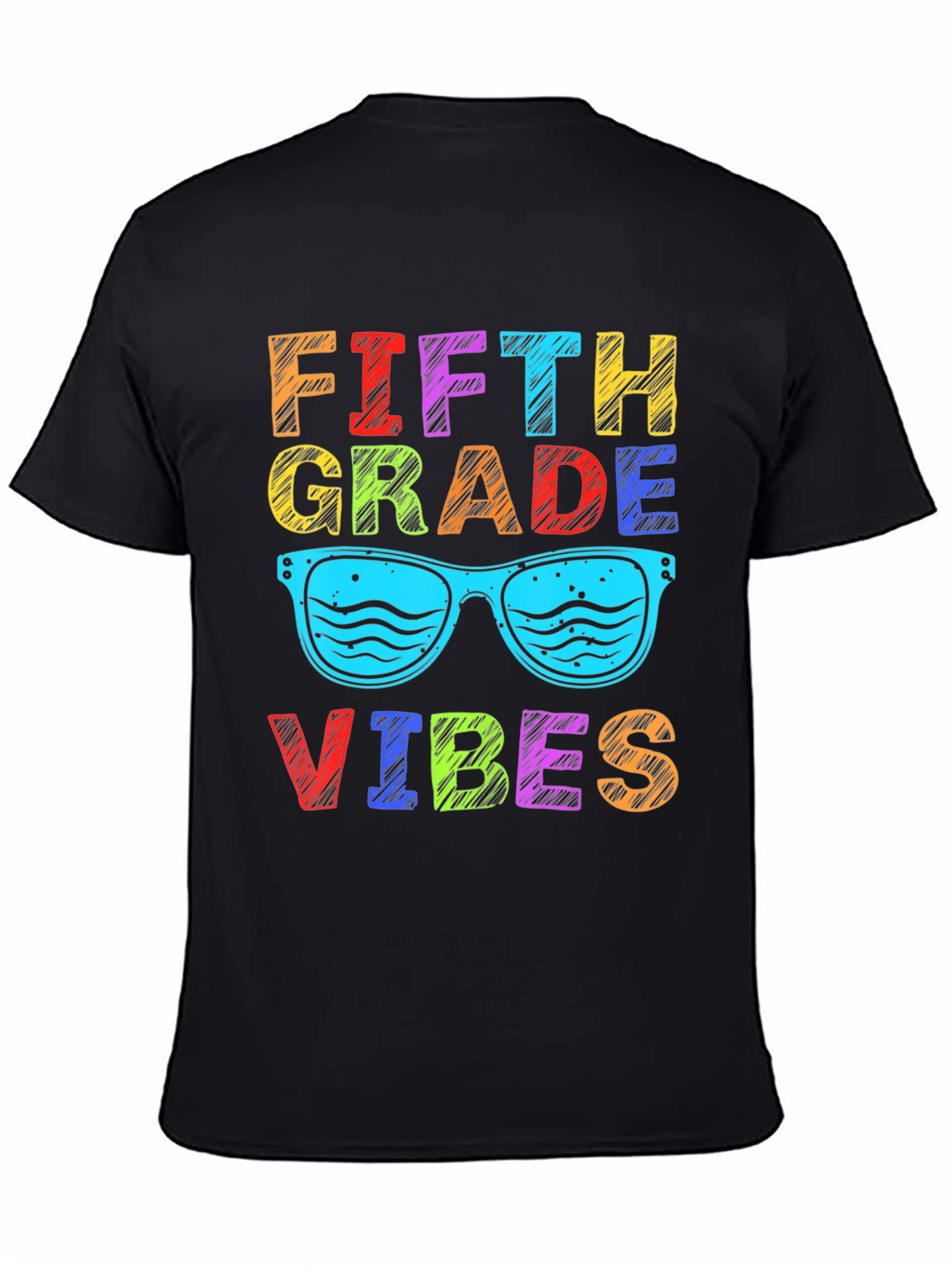 Fifth Grade Vibes T-Shirt Colorful Design
