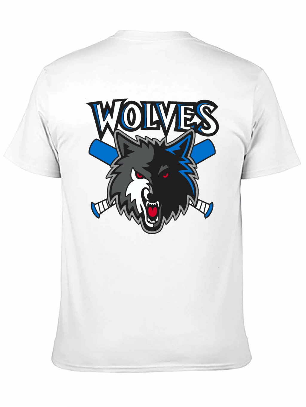 Wolves Hockey T-Shirt - Black Graphic Tee