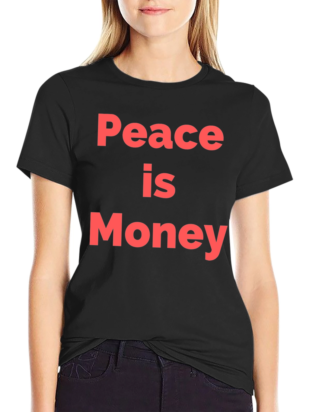 Peace is Money Graphic T-Shirt