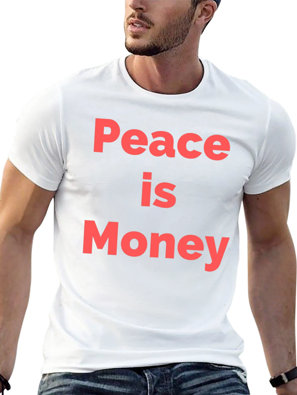 Peace is Money Graphic T-Shirt