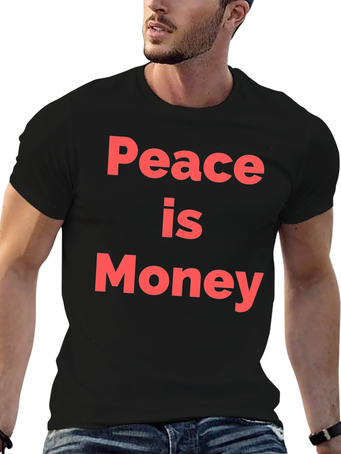Peace is Money Graphic T-Shirt