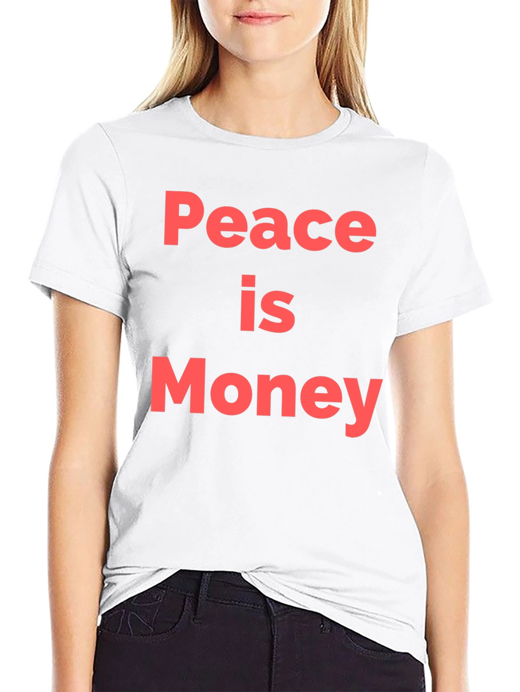 Peace is Money Graphic T-Shirt