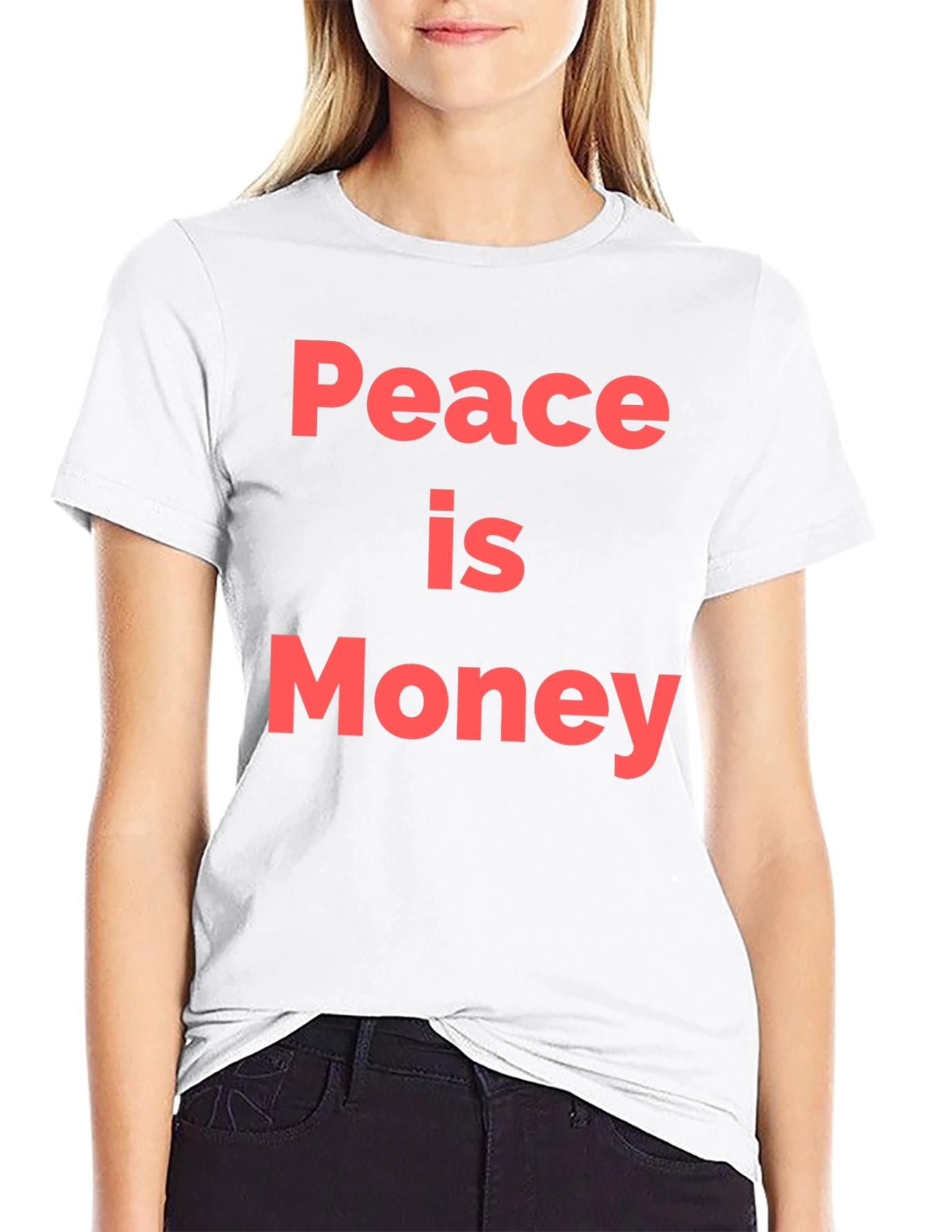 Peace is Money Graphic T-Shirt