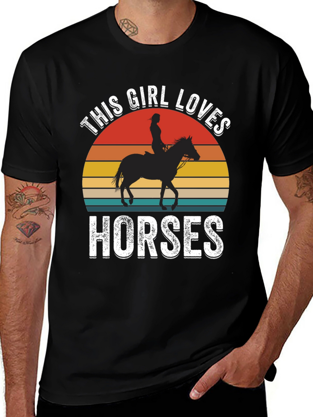 This Girl Loves Horses T-Shirt