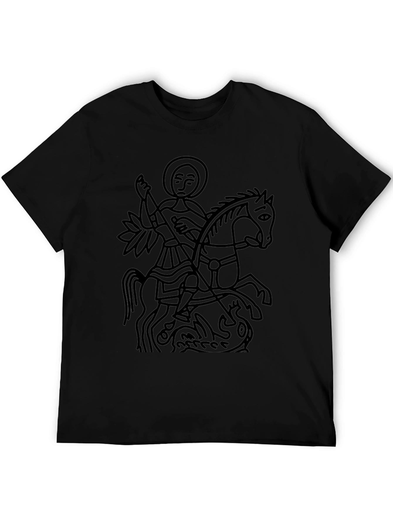 St. George & The Dragon Graphic Tee - Black