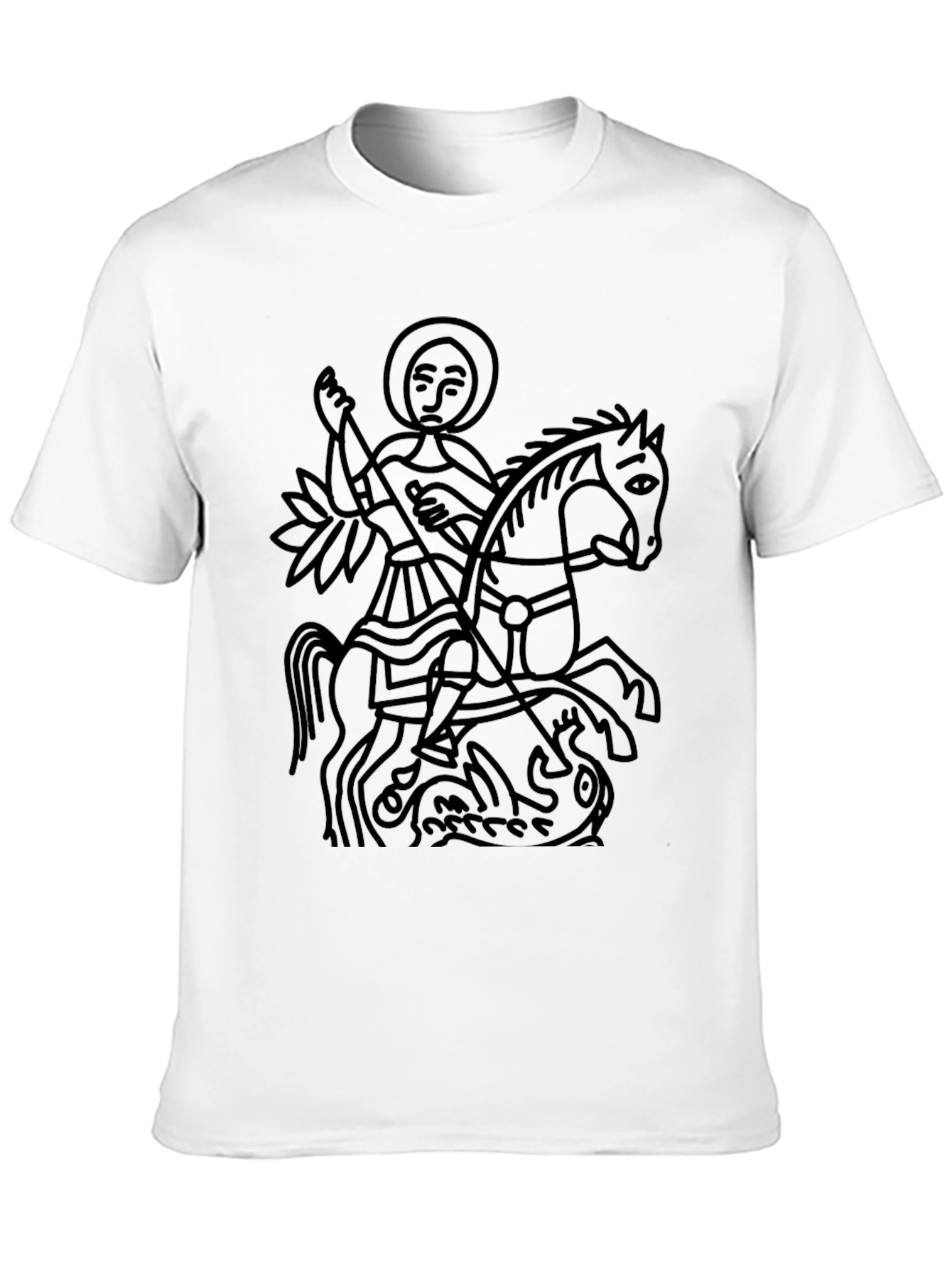 St. George & The Dragon Graphic Tee - Black