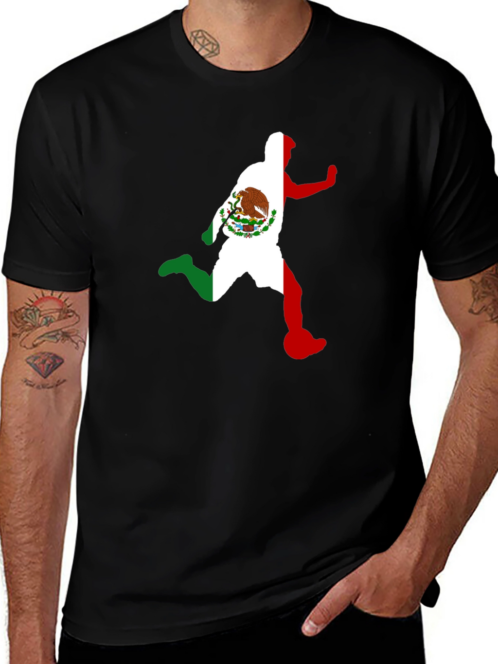 Mexico Soccer T-Shirt - Black