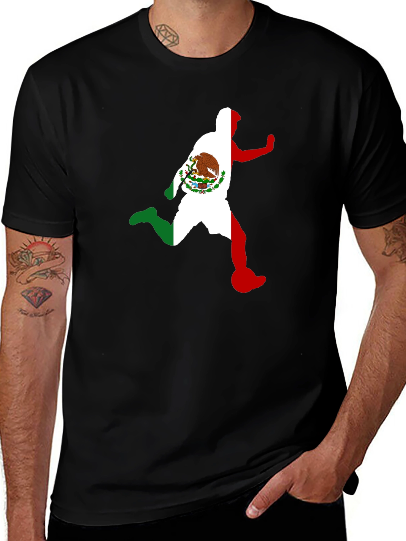 Mexico Soccer T-Shirt - Black