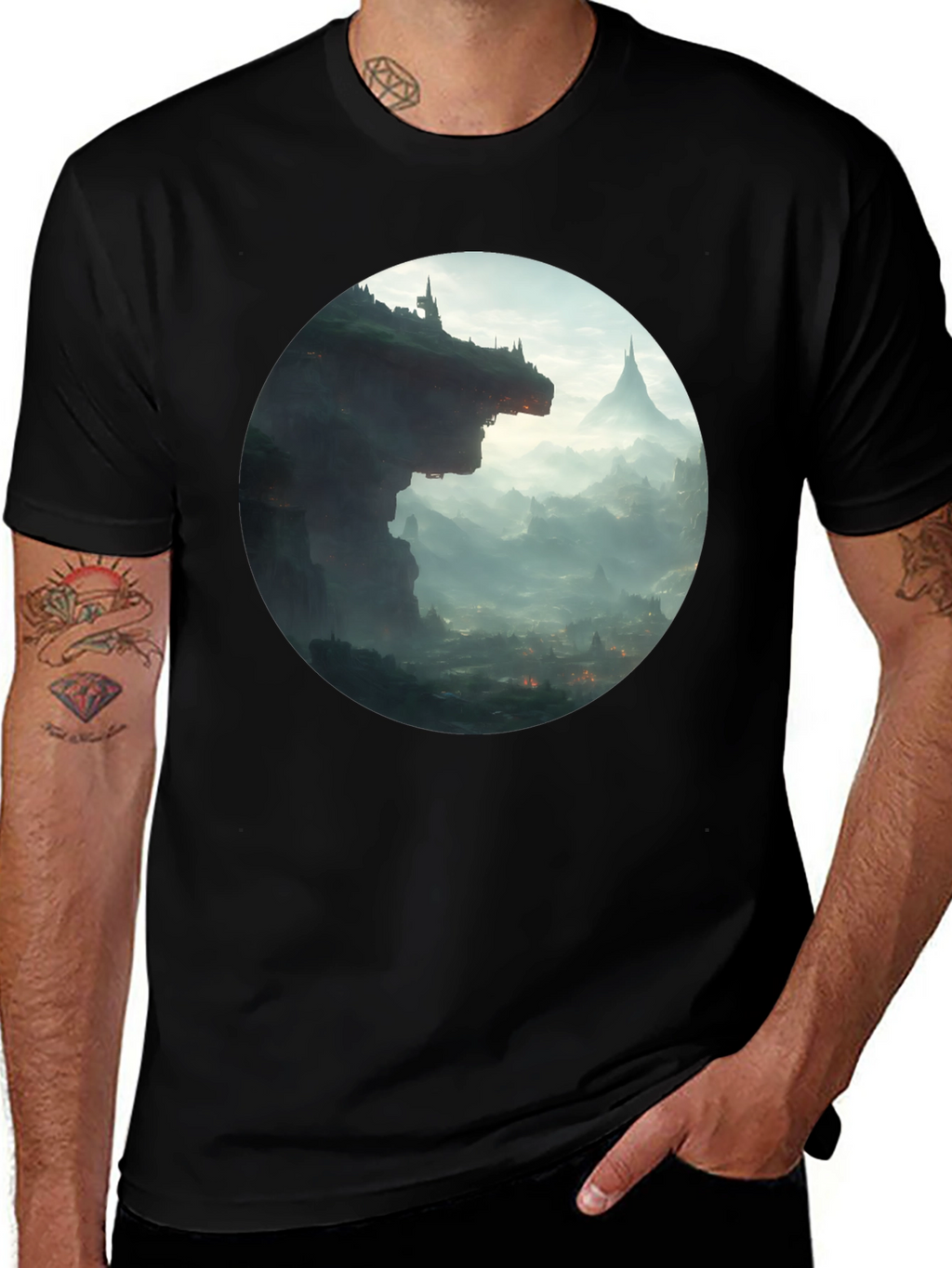 Fantasy Landscape Graphic Tee