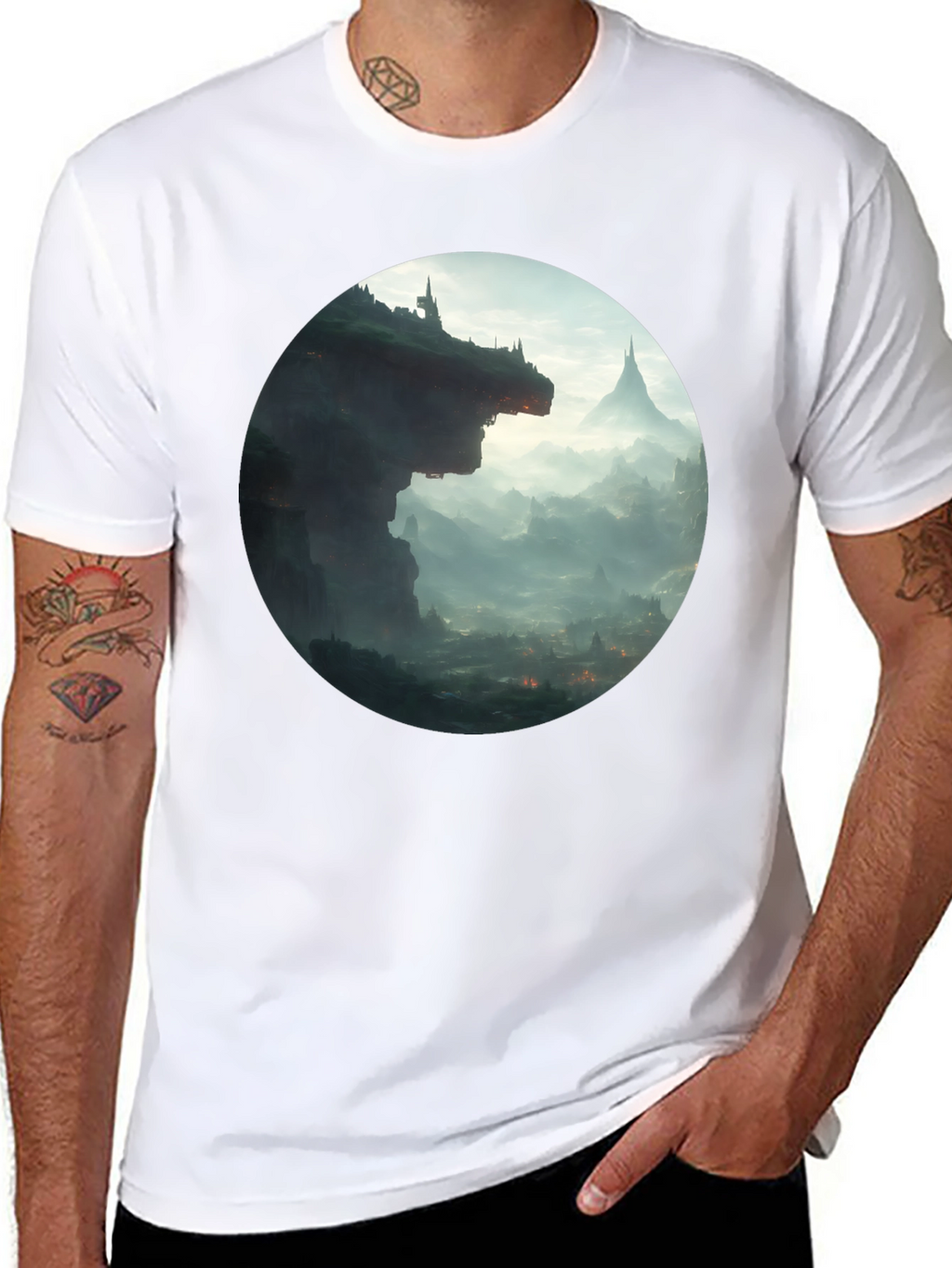 Fantasy Landscape Graphic Tee