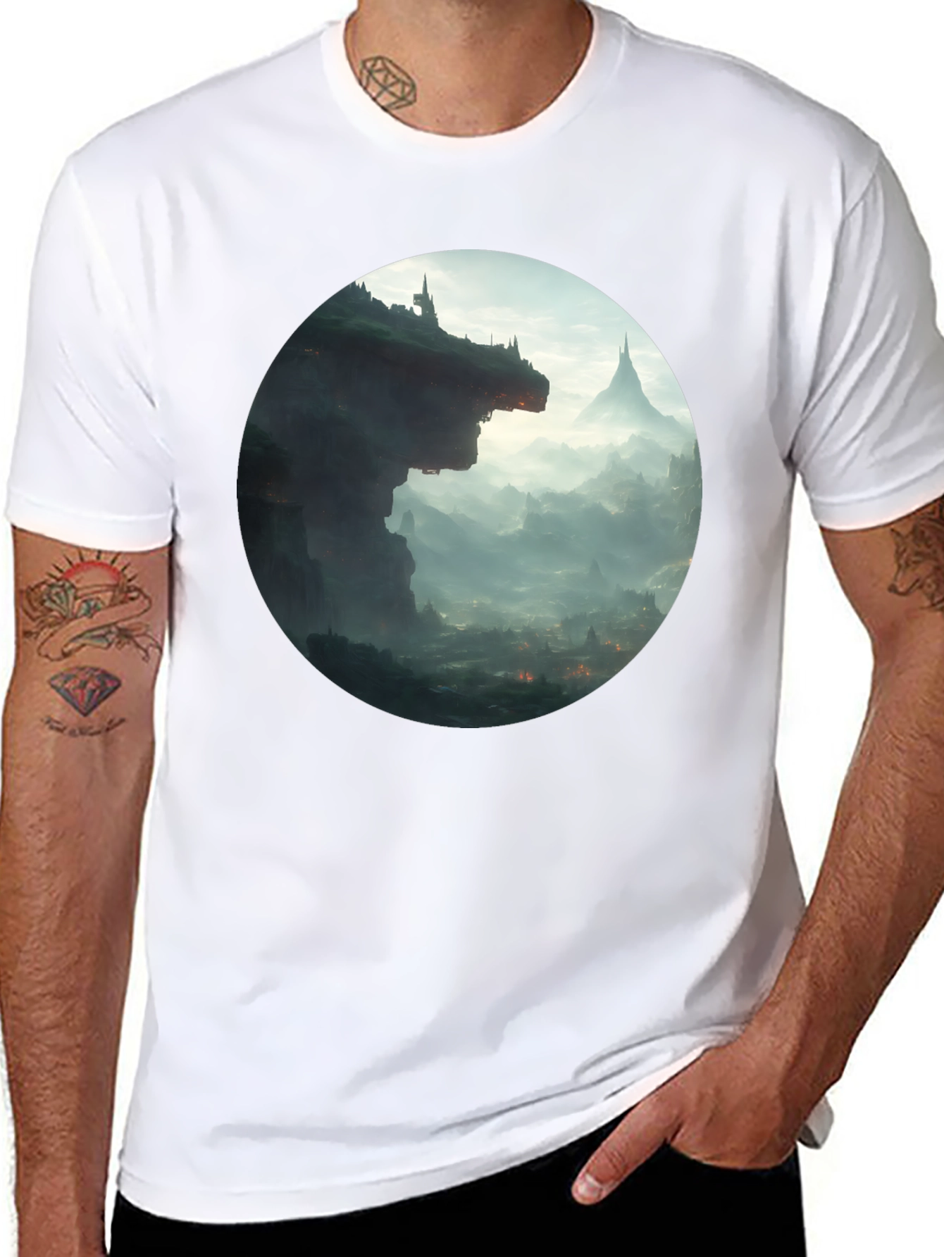 Fantasy Landscape Graphic Tee