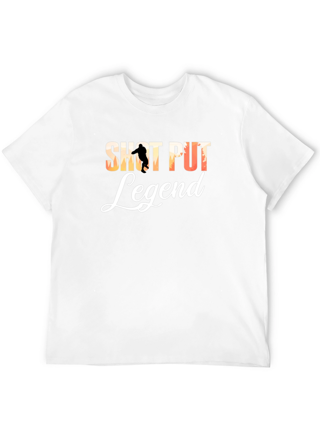 Shot Put Legend T-Shirt - Athlete Throwing Design