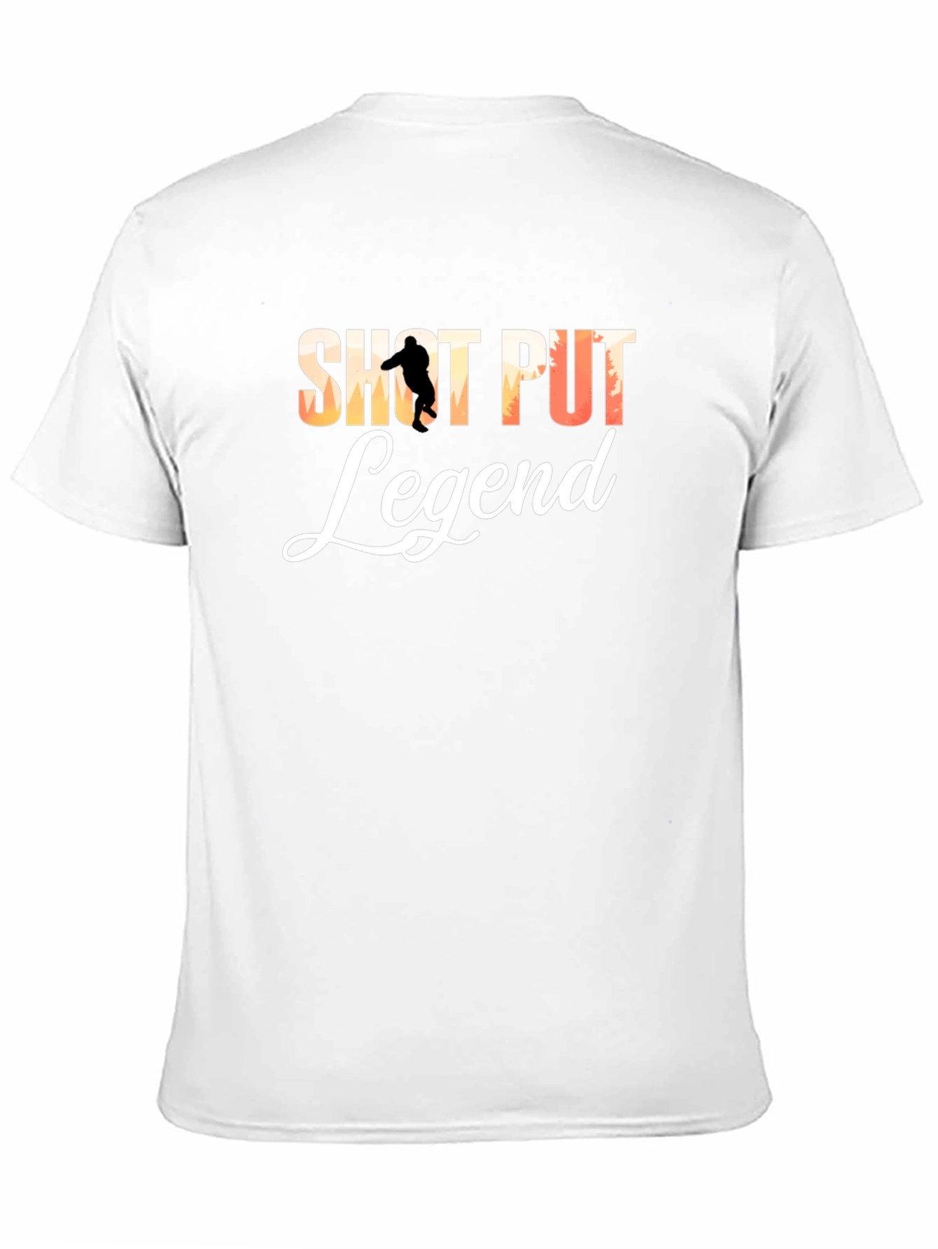 Shot Put Legend T-Shirt - Athlete Throwing Design