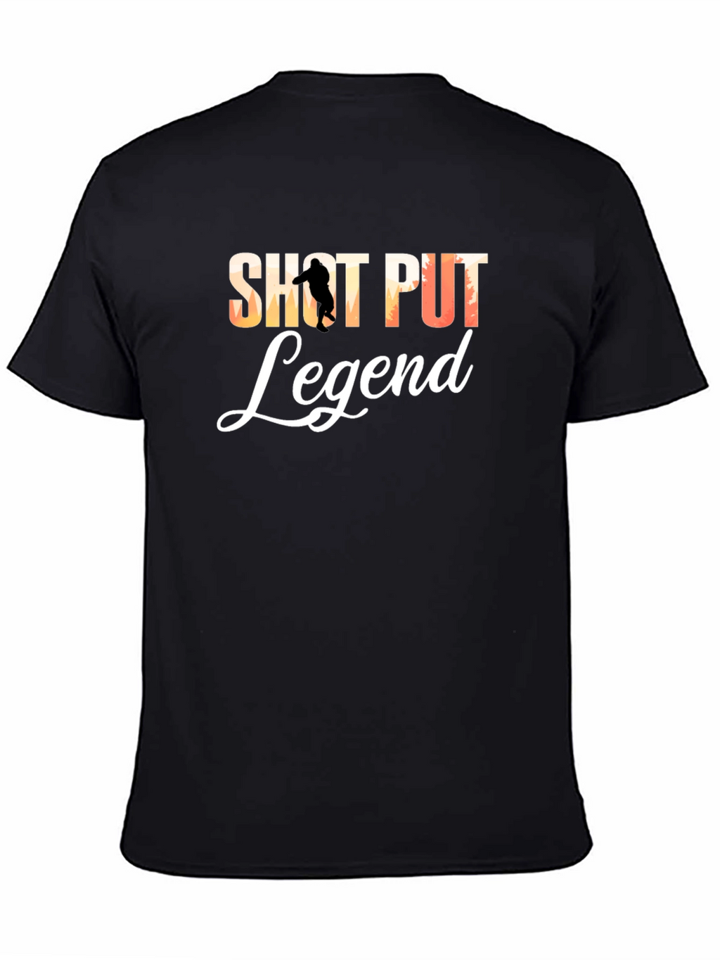 Shot Put Legend T-Shirt - Athlete Throwing Design