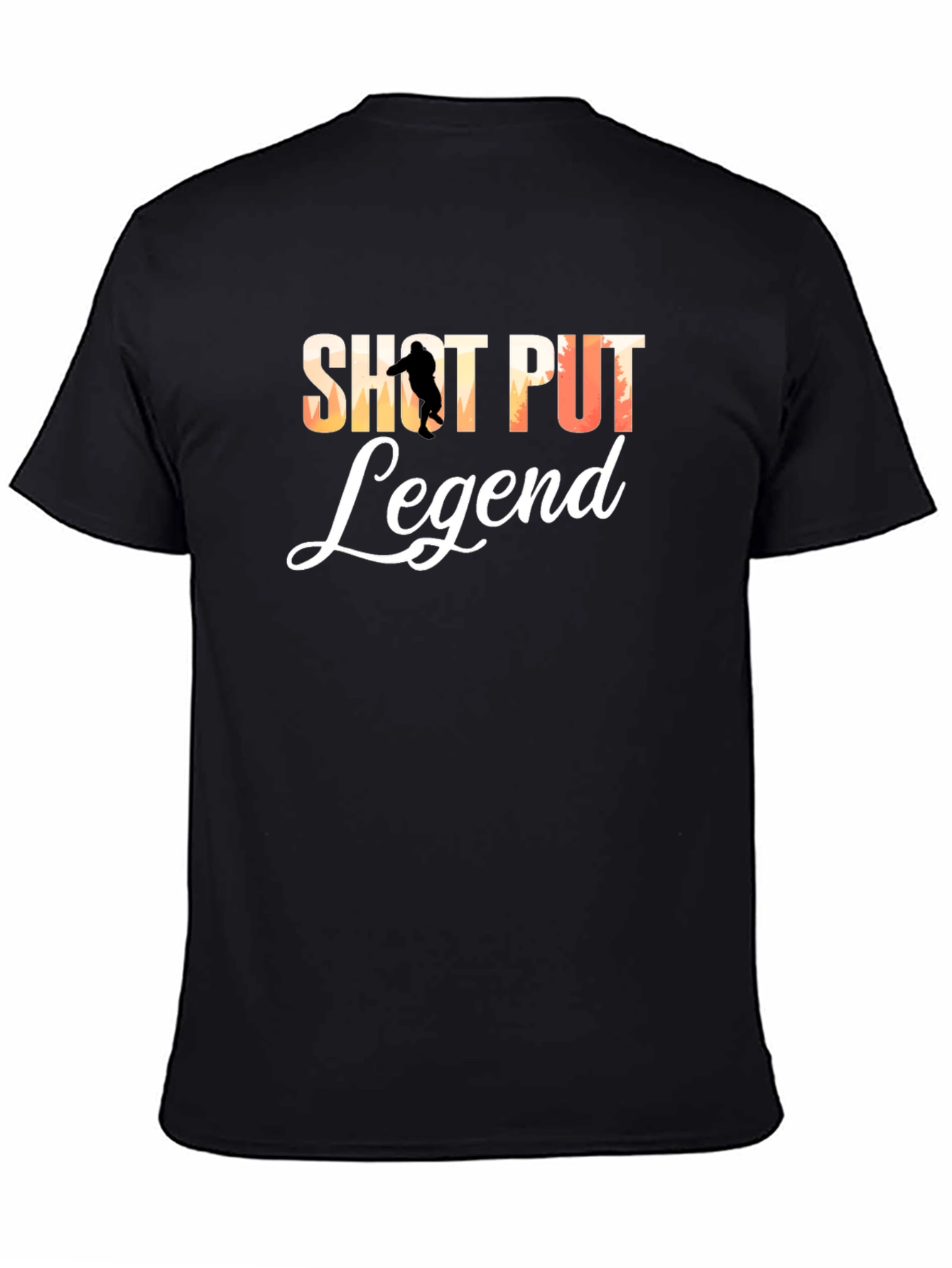 Shot Put Legend T-Shirt - Athlete Throwing Design