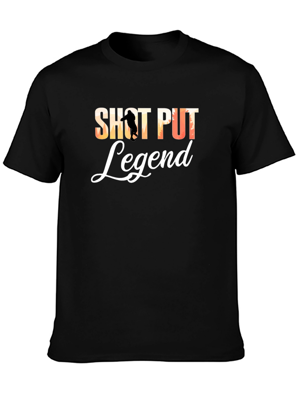 Shot Put Legend T-Shirt - Athlete Throwing Design