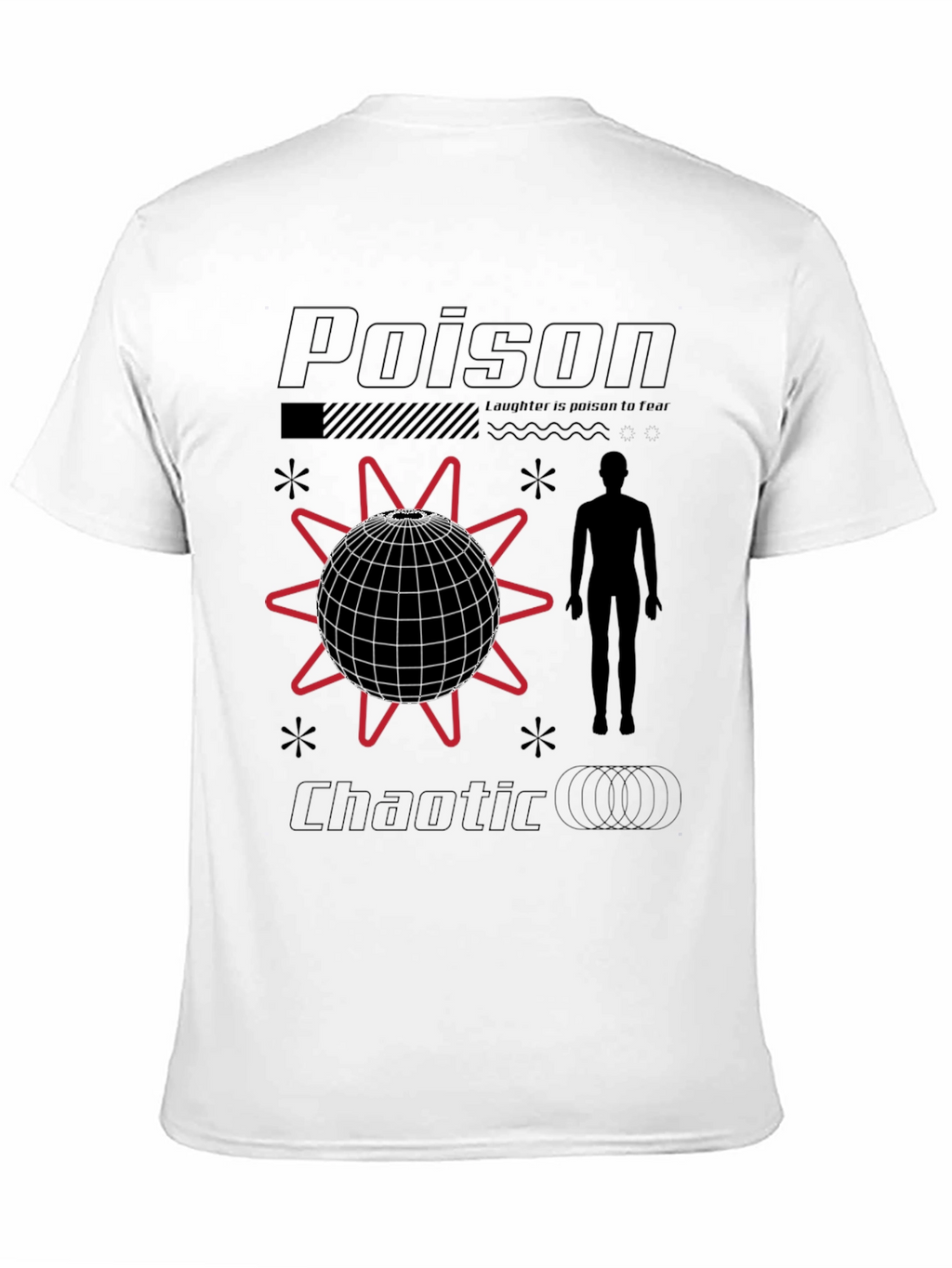 Poison Chaotic Graphic Tee - Trendy Streetwear