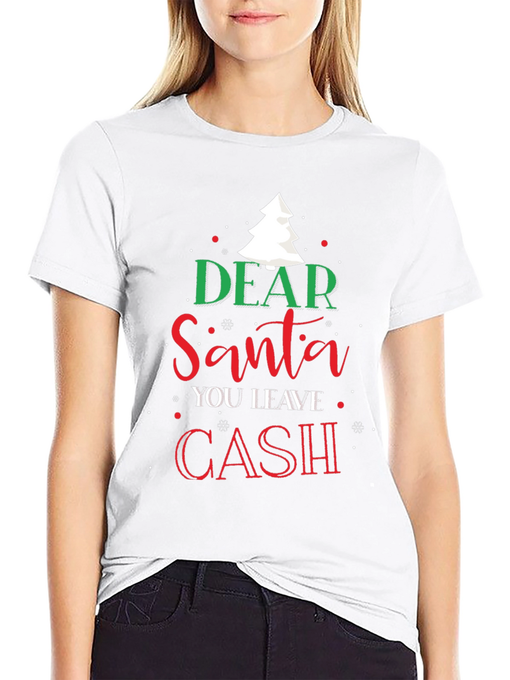 Dear Santa Cash Christmas T-Shirt