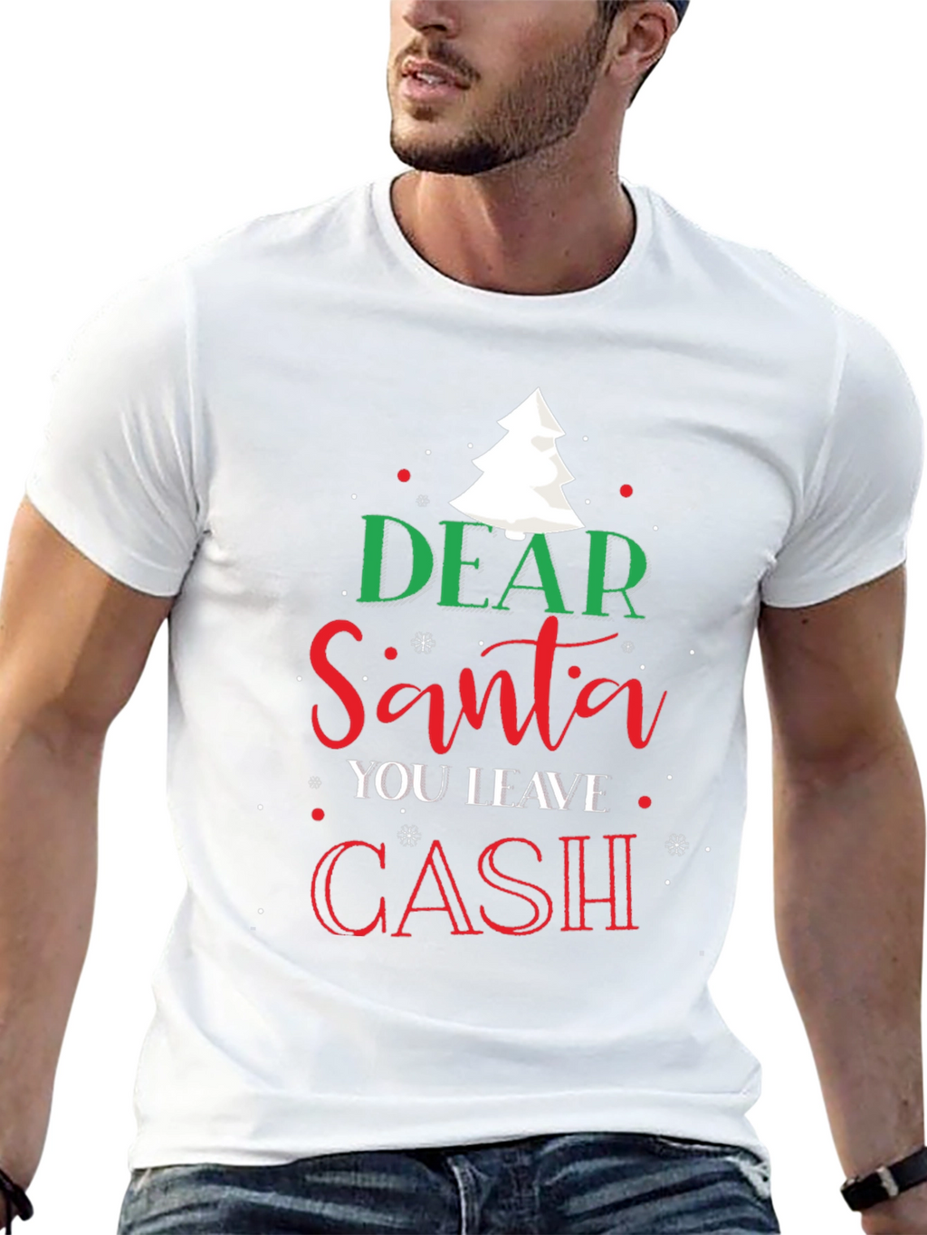 Dear Santa Cash Christmas T-Shirt