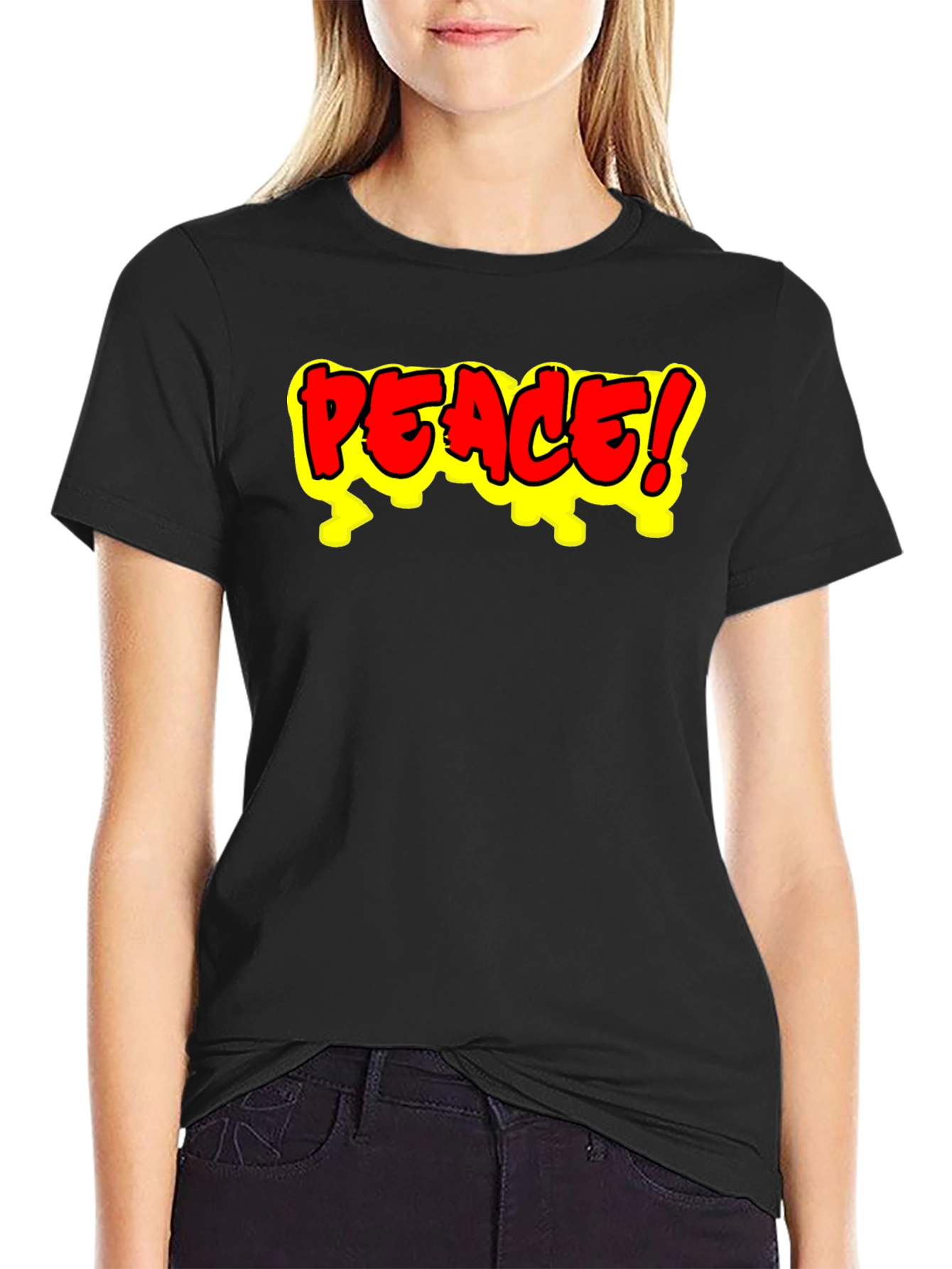 Peace Graphic T-Shirt - Bold & Colorful