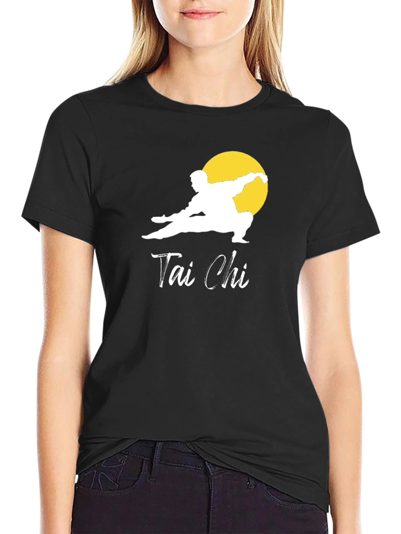 Tai Chi Black T-Shirt - Martial Arts Graphic Tee