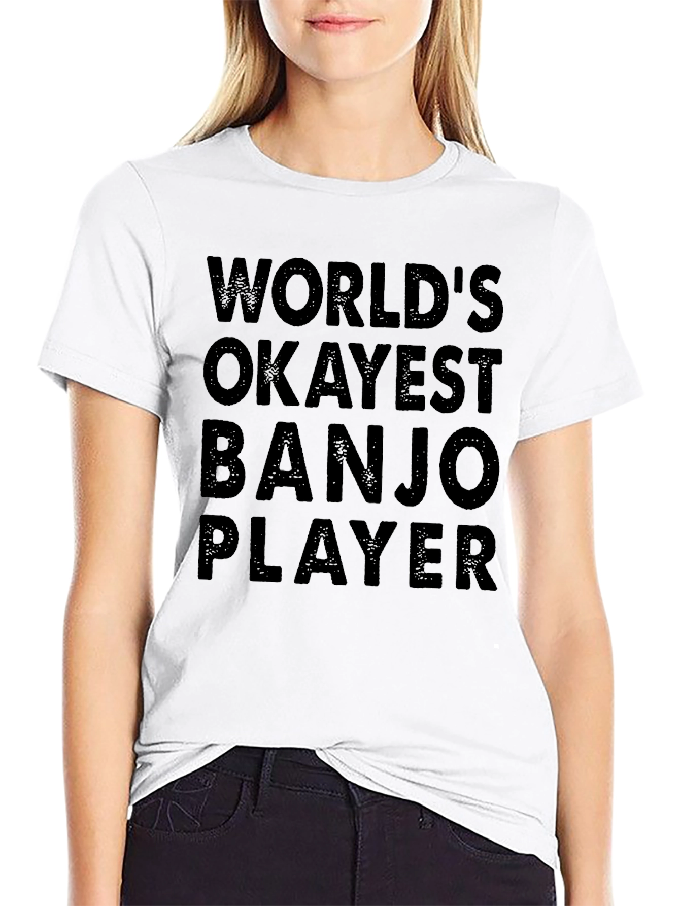 Worlds Okayest Banjo Player T-Shirt