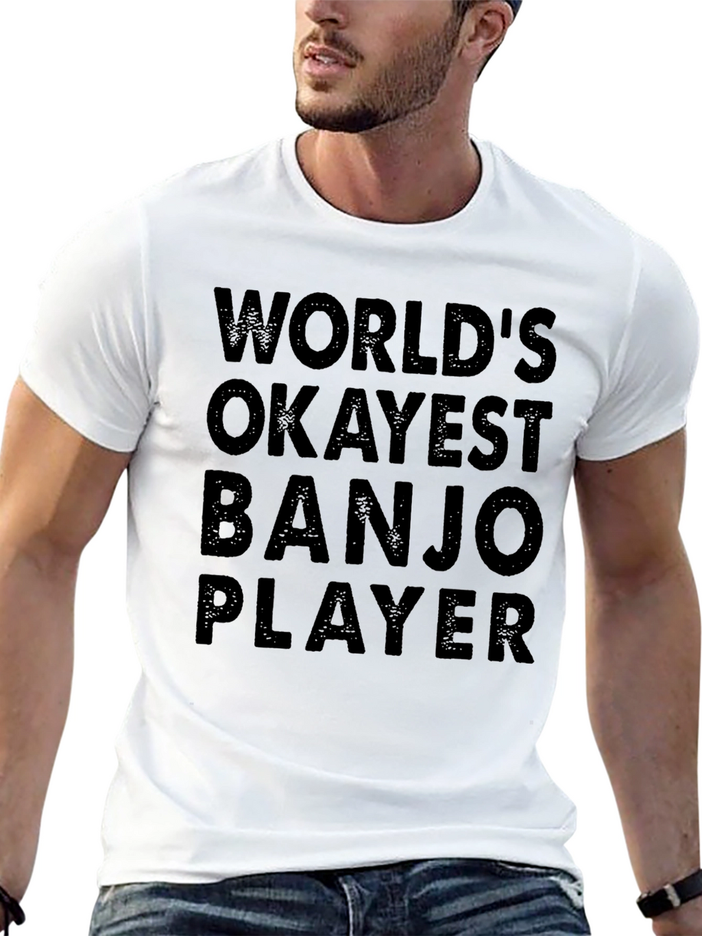 Worlds Okayest Banjo Player T-Shirt