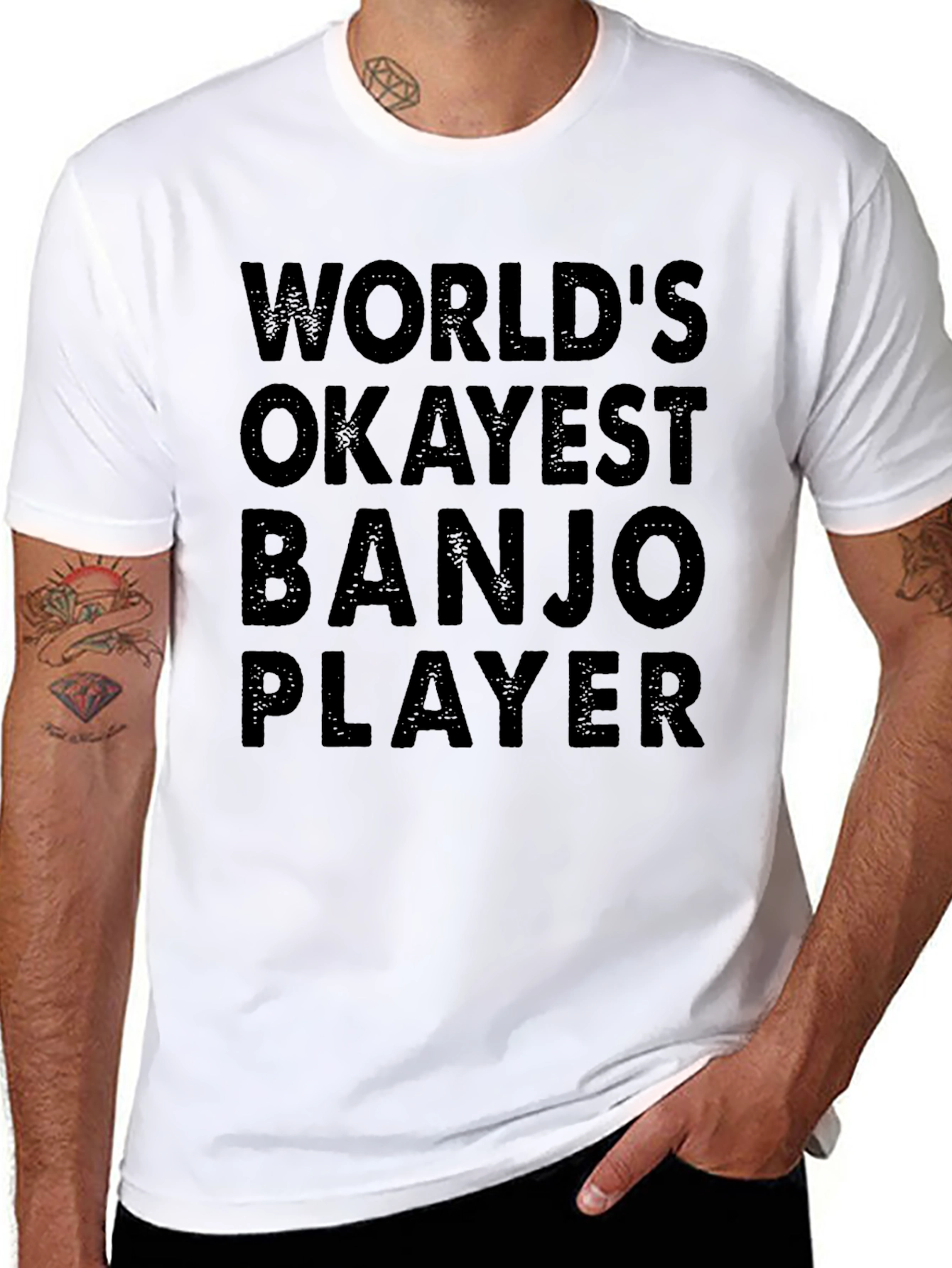 Worlds Okayest Banjo Player T-Shirt