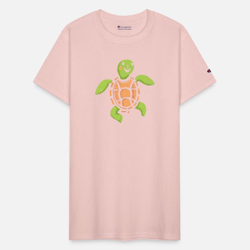 Hand drawn dancing turtle
