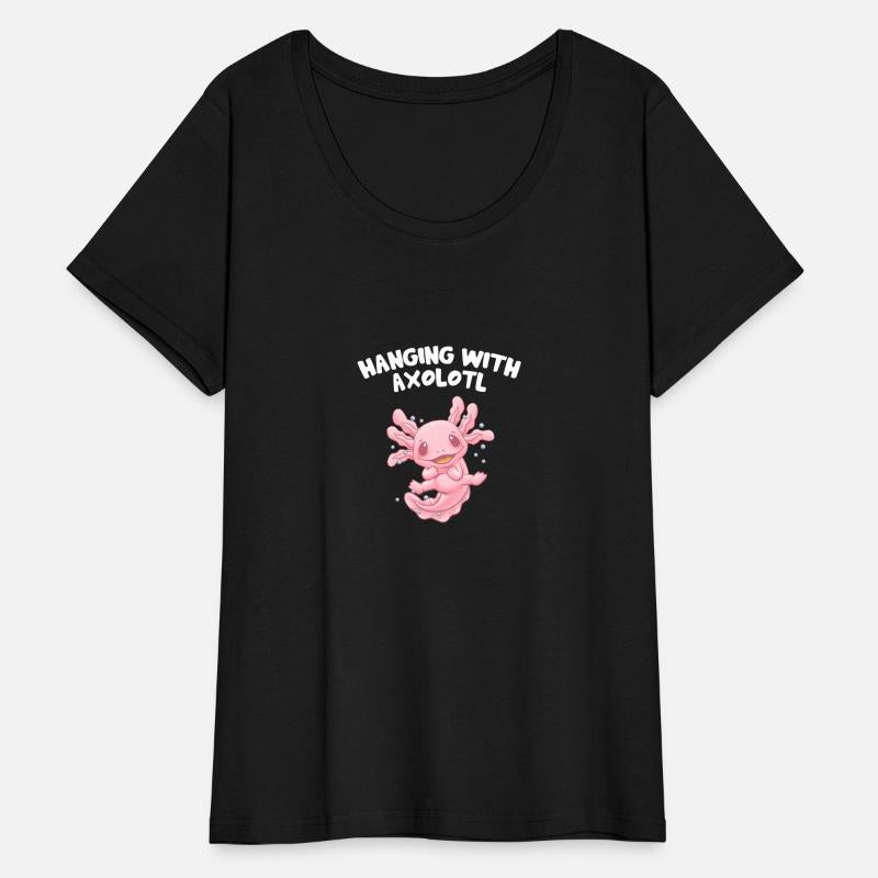 Hanging with Axolotl Funny Salamander Humor Amphib