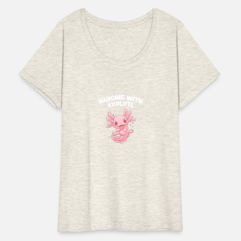 Hanging with Axolotl Funny Salamander Humor Amphib