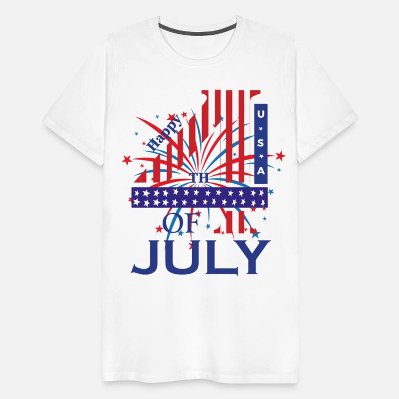 HAPPY FOURTH OF JULY FIREWORKS USA