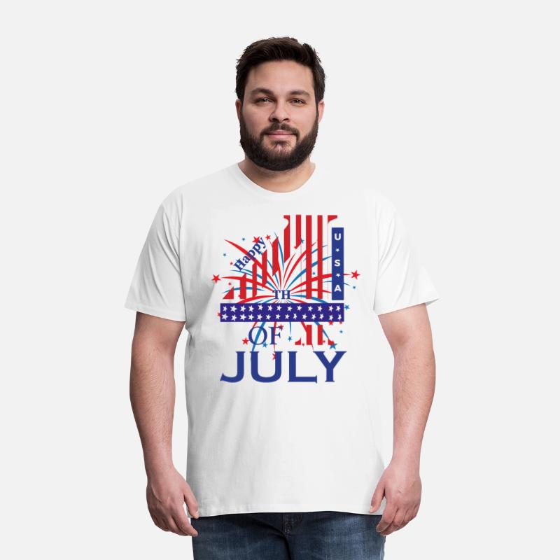 HAPPY FOURTH OF JULY FIREWORKS USA