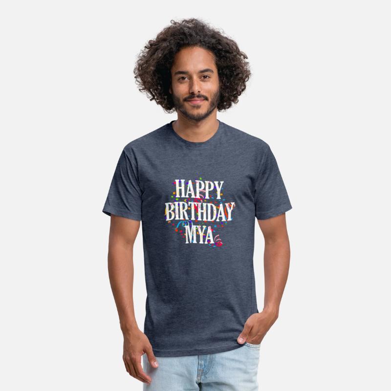 Happy Mya First Name Colorful Bday