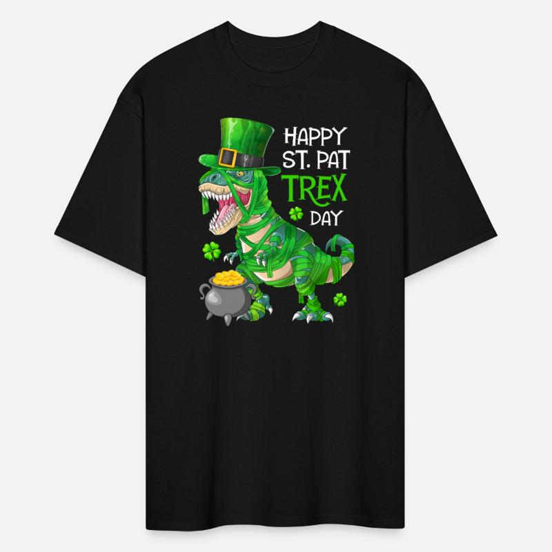 Happy St Pat Trex Day Dinosaur St Patricks Day