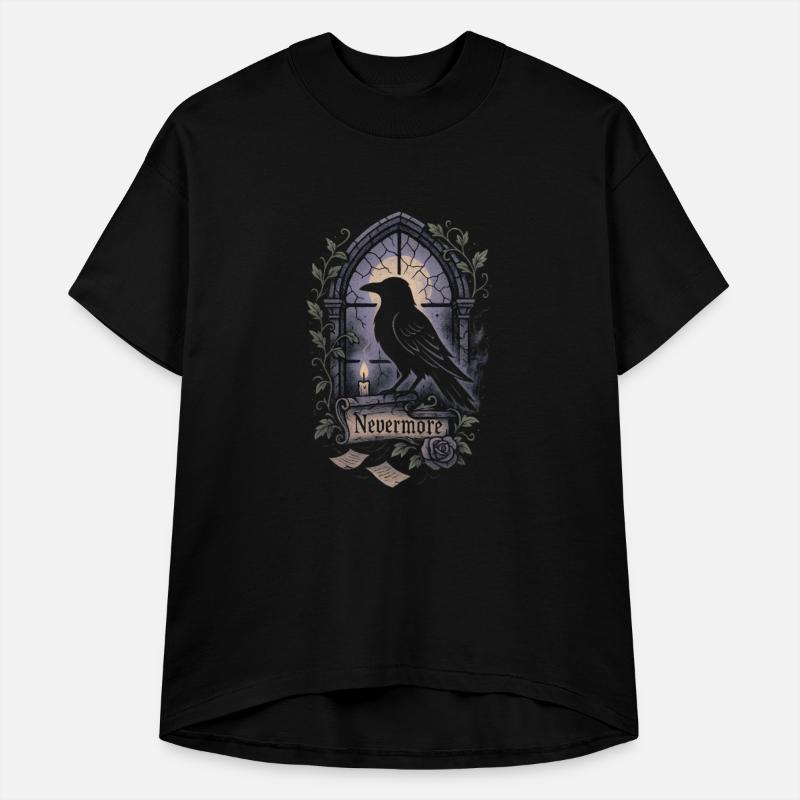 Haunted Window Raven Shadow Poe Poetry