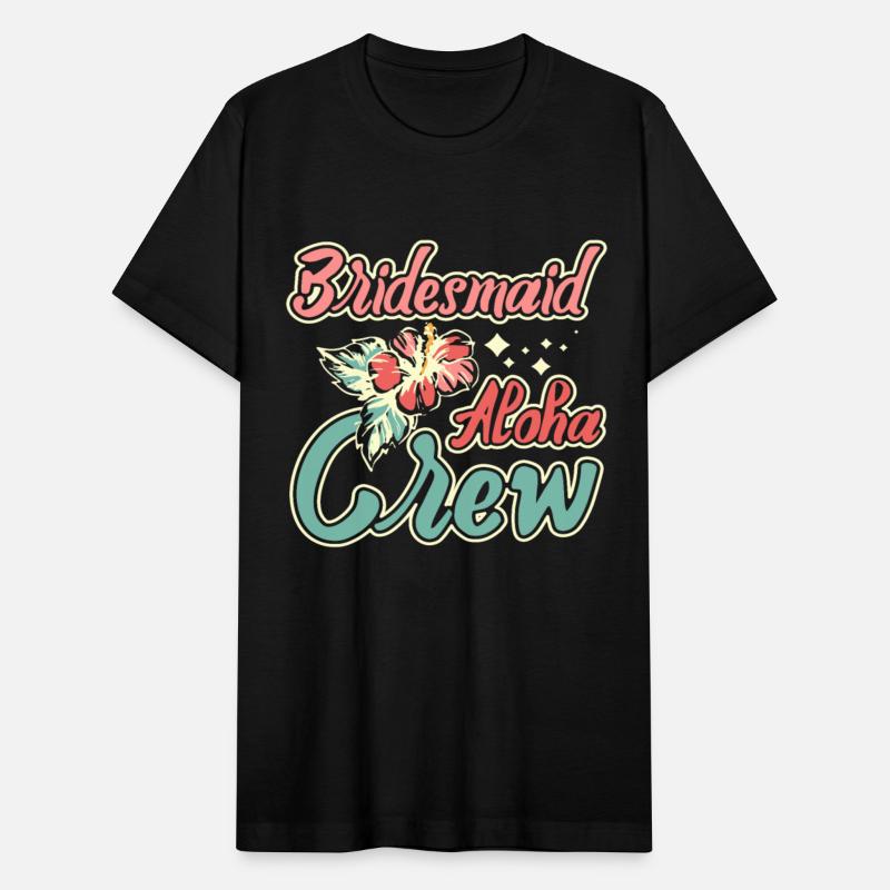 Hawaii Wedding Bride Bridesmaid Aloha Crew