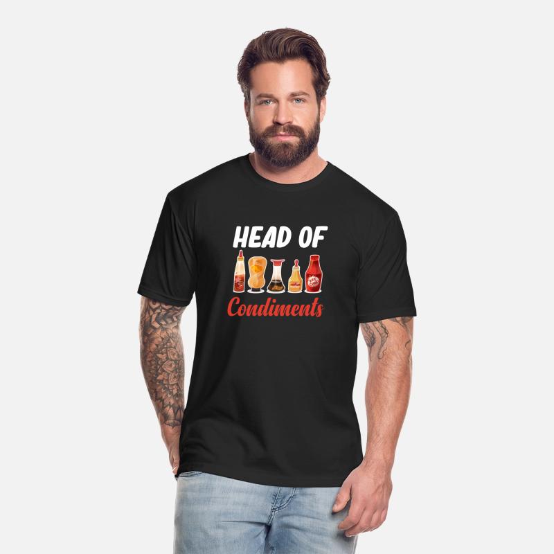 Head Of Condiments Funny Mustard Spicy Ketchup