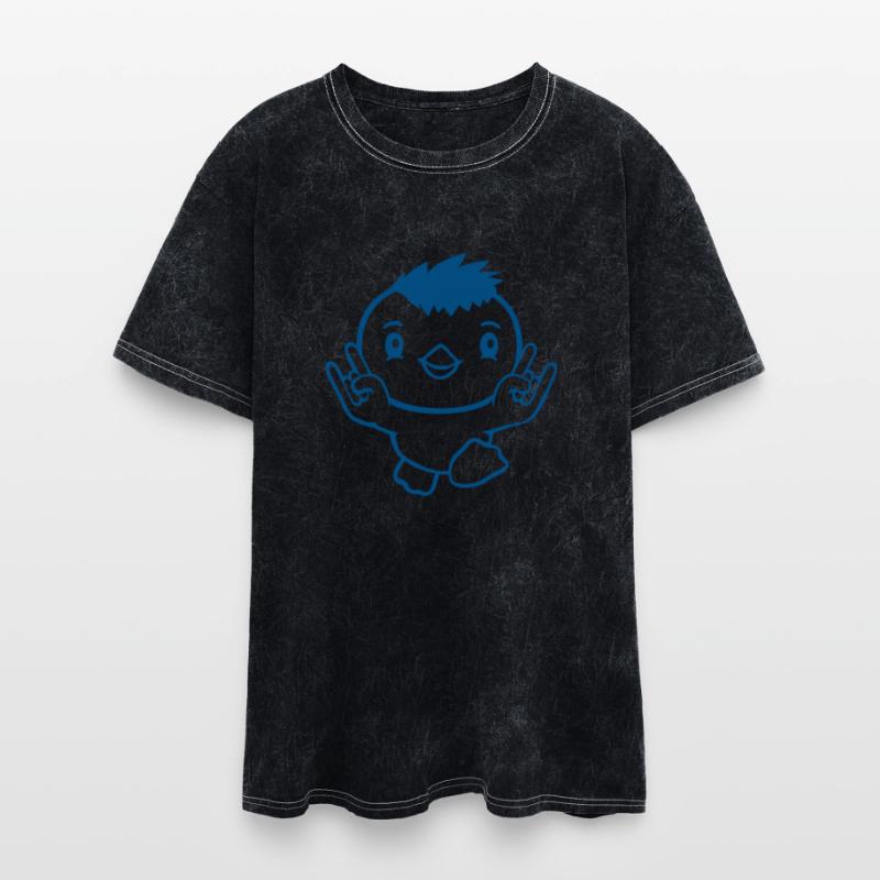 Heavy Metal Duck Bird Chick Rock Horn Hand Gesture