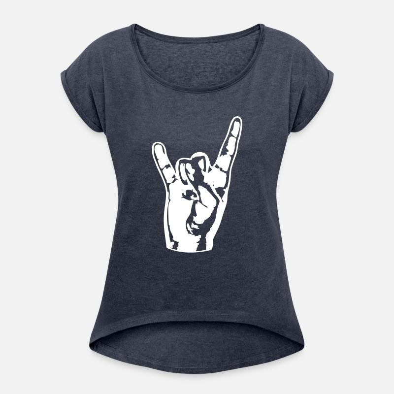 Heavy Metal Fun Hard Rock Music Horns Hand Gesture