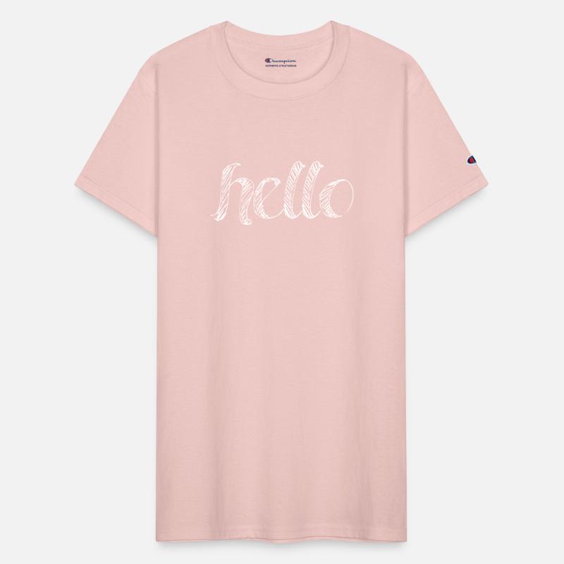 Hello printed t shirt